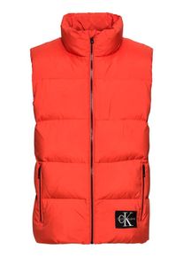 Calvin Klein Jeans, Herren Steppweste 'DOWN VEST', Orangerot