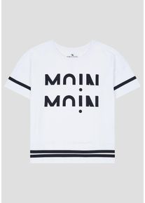 H.I.S. HIS JEANS, Damen T-Shirt, Schwarz / Weiß