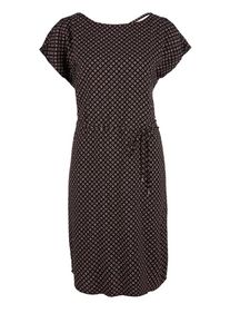 s.Oliver RED LABEL, Damen Sommerkleid, Beige / Hellpink / Schwarz