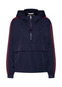 Only, Damen Jacke 'EVelyn', Nachtblau / Hellrot