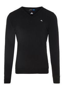 J. Lindeberg J.Lindeberg, Herren 'M Newman V-Neck Tour Merino' Pullover, Schwarz