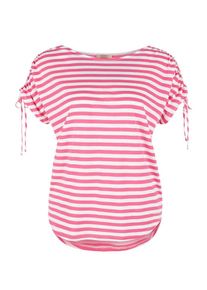 TRIANGLE, Damen Streifenshirt, Pink / Weiß