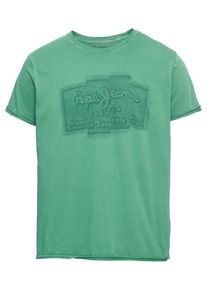 Pepe Jeans, Herren T-Shirt 'IZZO', Gr&uuml;n
