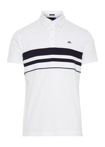 J. Lindeberg J.Lindeberg, Herren Poloshirt 'Leo', Schwarz / Weiß