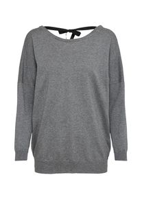 Replay, Damen Pullover, Grau / Schwarz