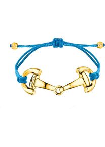 dimacci, Damen Armband 'Pony 78314', Blau / Gold