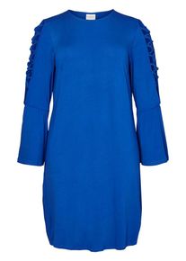 JUNAROSE, Damen Langärmeliges Kleid, Blau