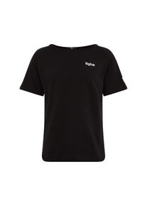 tigha, Herren Shirt 'AGIN', Schwarz / Wei&szlig;