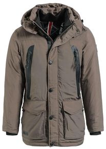 Khujo, Herren Parka 'COSINUS WITH DETACHABLE HOOD', Taupe