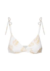 Billabong, Damen Bikinitop 'dos palmas tali', Gelb / Weiß