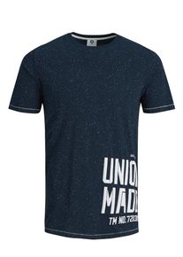 Jack & Jones JACK & JONES, Herren T-Shirt, Nachtblau / Weiß