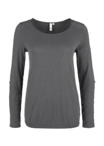Q/S Designed By, Damen Shirt, Graumeliert
