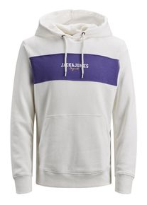 Jack & Jones JACK & JONES, Herren Sweatshirt, Indigo / Weiß