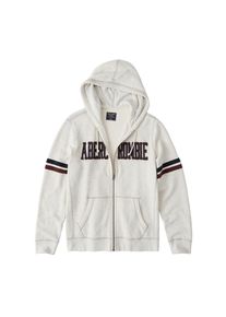 Abercrombie & Fitch Abercrombie & Fitch, Herren Sweatjacke, Hellgrau