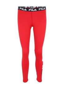 Fila, Damen Leggings 'Leni', Rot / Wei&szlig;