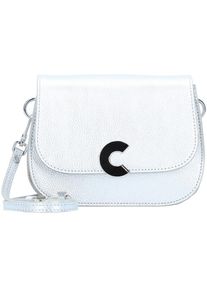 Coccinelle, Damen Umhängetasche 'Craquante', Silber
