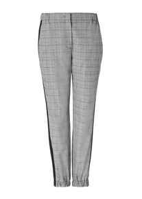 Hallhuber, Damen Joggpants, Graumeliert / Schwarz