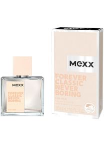 Mexx, Damen Eau de Toilette 'Forever Classic Never Boring Woman', Pfirsich / Schwarz