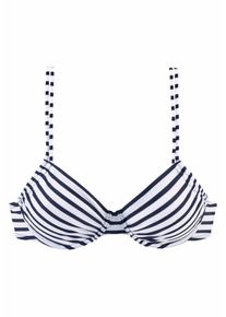 Venice Beach, Damen Bügel-Top 'Summer', Navy / Weiß