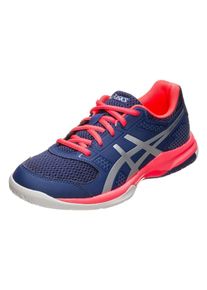 asics, Damen Laufschuhe 'GEL-Rocket 8', Navy / Hellrot / Silber