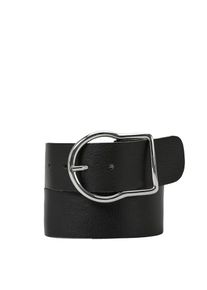 s.Oliver RED LABEL, Damen Gürtel, Schwarz / Silber