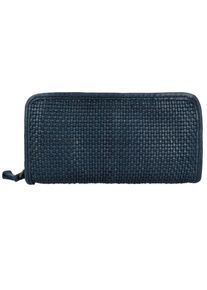 Campomaggi, Damen Prestige Edera Geldbörse Leder 21 cm, Blau