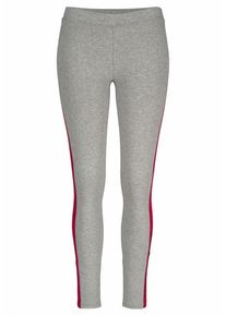 Bench, Damen Leggings, Graumeliert / Hellrot