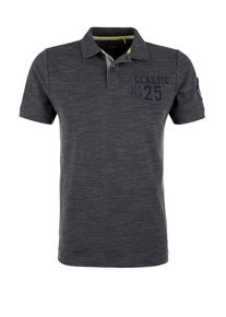 s.Oliver RED LABEL, Herren Piqué-Poloshirt, Anthrazit