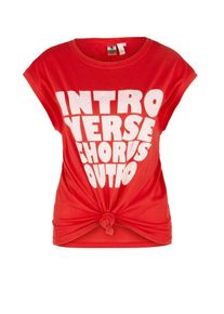 Q/S Designed By, Damen Shirt, Rot / Weiß