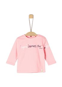 s.Oliver Junior, M&auml;dchen Longsleeve, Dunkellila / Rosa / Wei&szlig;