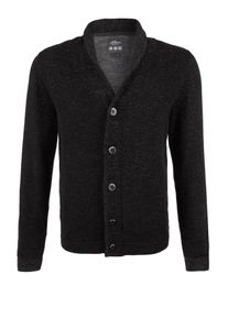 s.Oliver RED LABEL, Herren Strickjacke, Schwarz