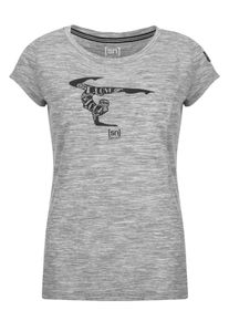 super.natural, Damen T-Shirt 'Graphic 140', Grau