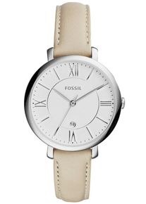 Fossil, Damen Armbanduhr "JACQUELINE", Nude / Silber