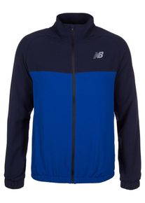 New Balance, Herren Trainingsjacke 'Woven Core', Blau / Enzian
