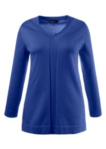 Ulla Popken, Damen Pullover, Blau