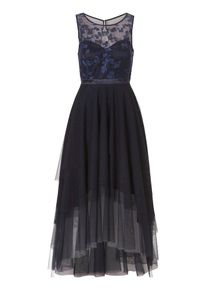 Vera Mont, Damen Abendkleid, Nachtblau / Dunkelblau