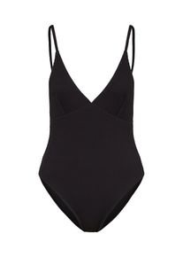 Minkpink, Damen Badeanzug 'Kylie Deep V One Piece', Schwarz
