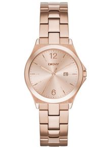 DKNY, Damen Armbanduhr 'PARSONS, NY2367', Rosegold