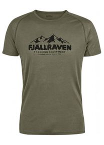 Fj&auml;llr&auml;ven Fj&auml;llr&auml;ven, Herren T-Shirt 'Abisko Trail', Oliv