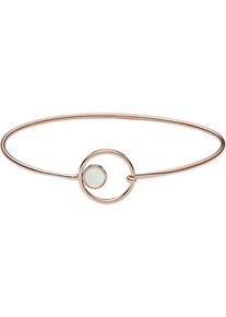 Skagen, Damen Armreif 'AGNETHE', Rosegold / Perlweiß