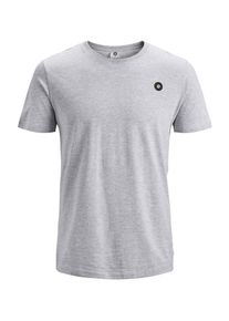 Jack & Jones JACK & JONES, Herren T-Shirt, Graumeliert