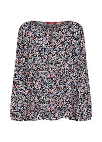 s.Oliver RED LABEL, Damen Bluse, Nachtblau / Mischfarben