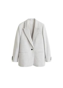 Mango, Damen Blazer 'Vigore', Hellgrau