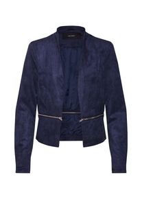Véro Moda VERO MODA, Damen Jacke 'VMVICTORIA SHORT FAKE SUEDE JACKET LCS', Navy