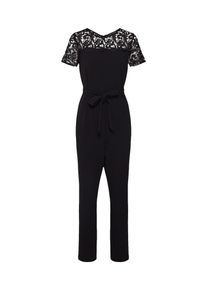 Dorothy Perkins, Damen Overalls 'LACE MIX JUMPSUIT', Schwarz