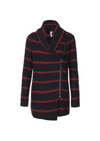 Q/S Designed By, Damen Strickjacke, Blau / Rot