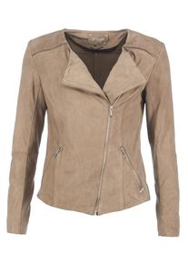 Maze, Damen Lederjacke 'Gela', Hellbeige