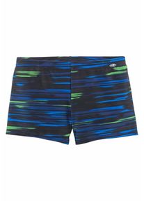 Kangaroos, Herren Boxer-Badehose, Blau / Navy / Grün