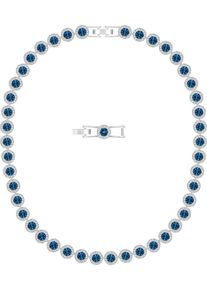 Swarovski, Damen Kette 'Angelic 5482698', Blau / Silber
