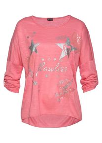 Laura Scott, Damen Shirt, Pink / Silber